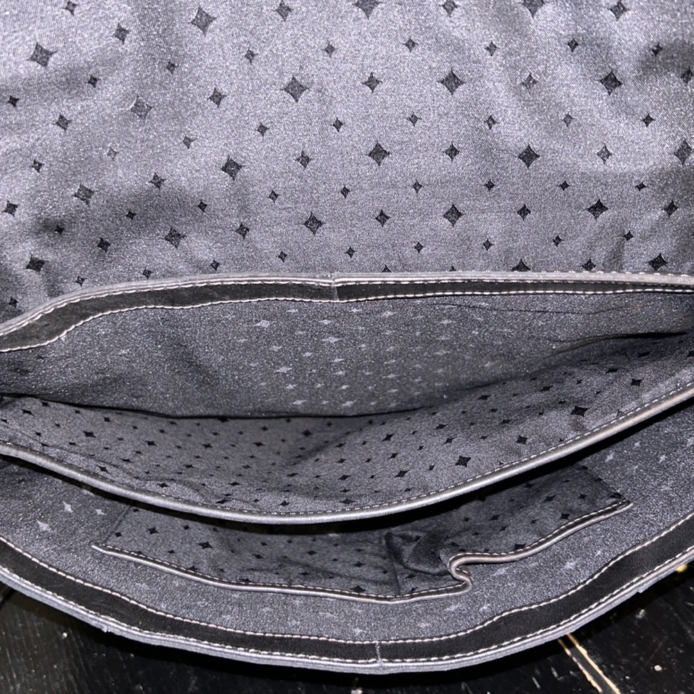 Fossil black leather laptop bag - Picture 6 of 12